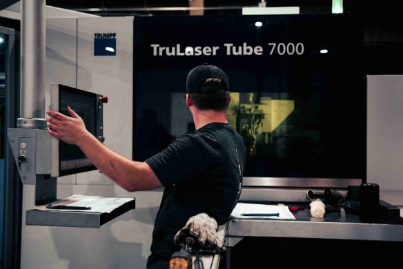 Tube laser cutting