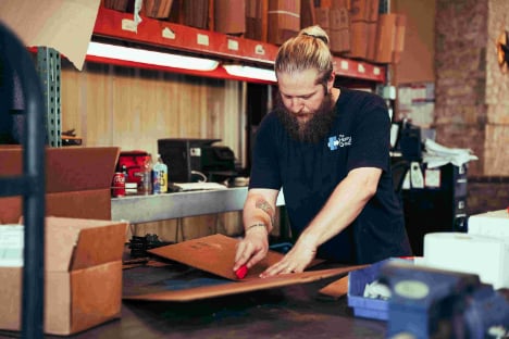 Fabrication work in the THG shop