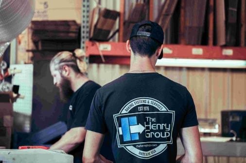 Preparing components in the shop