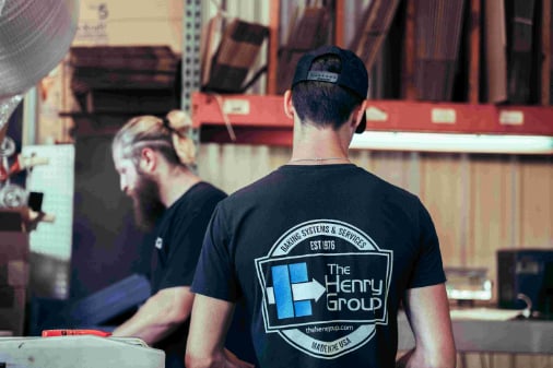 Preparing components in the shop