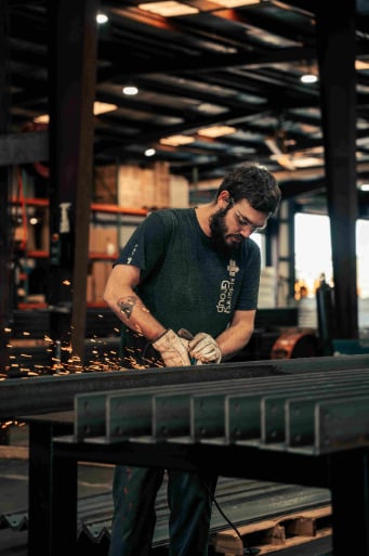 Preparing a fabricated frame