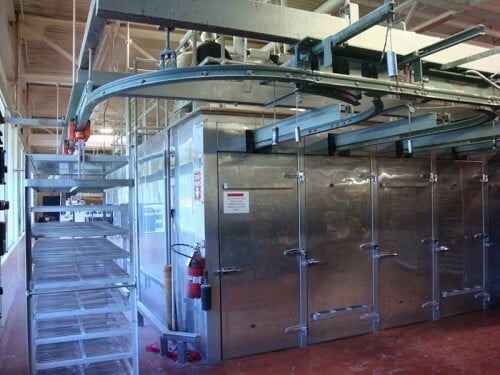 Industrial bakery equipment enclosure