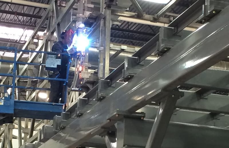 Field installation and welding
