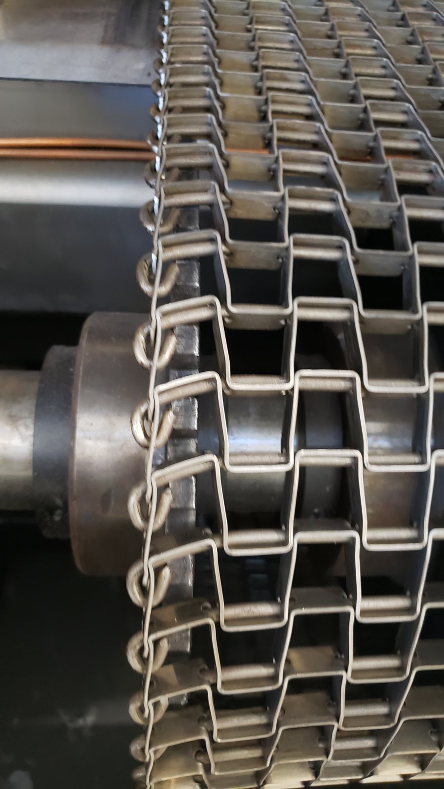Oven drive and conveyor track components